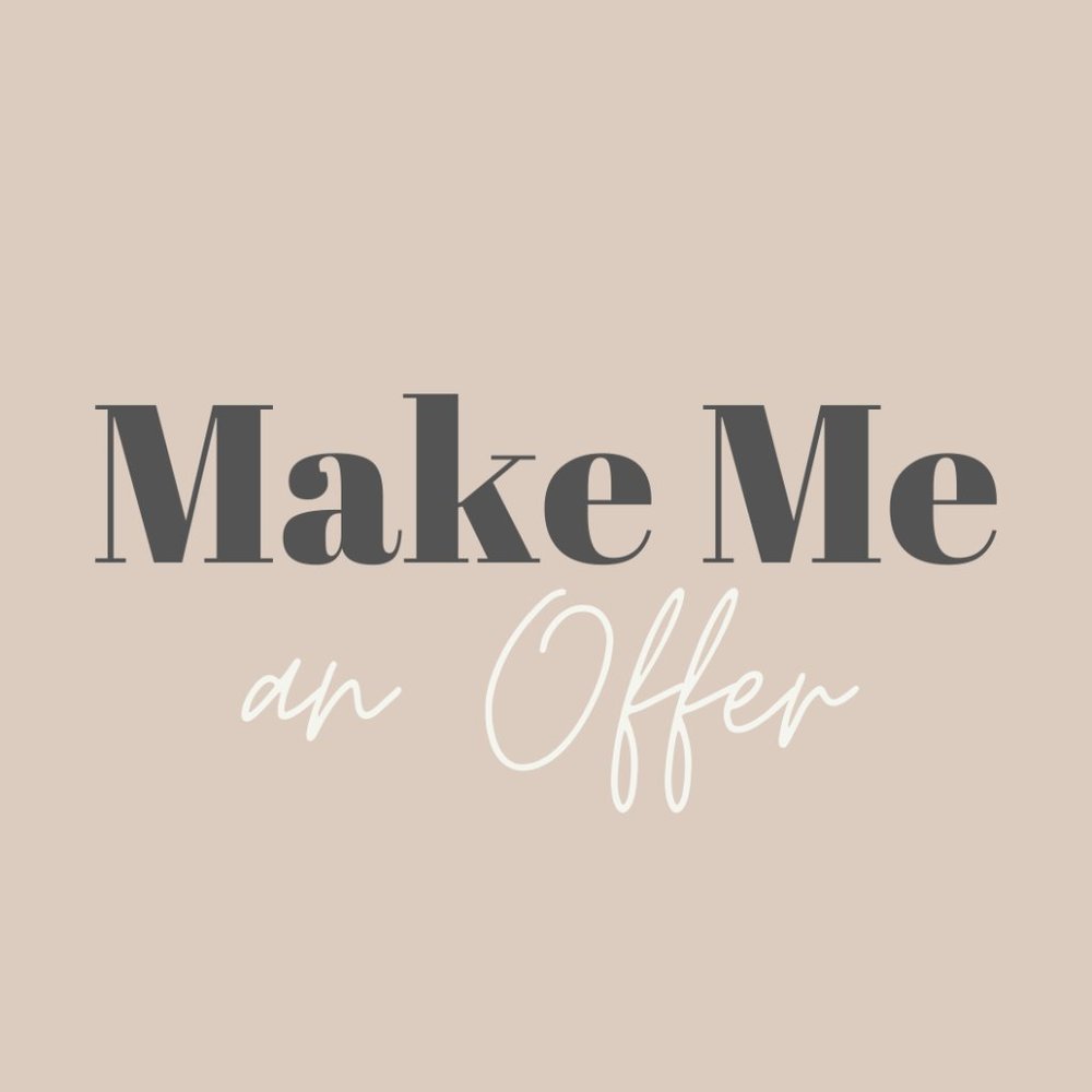 Like an item? Message me!